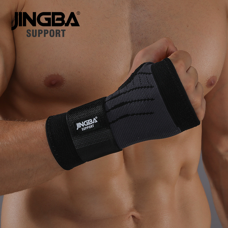 JINGBA-muñequera protectora pa - Wrist Wraps Weightlifting Support reseña y precio