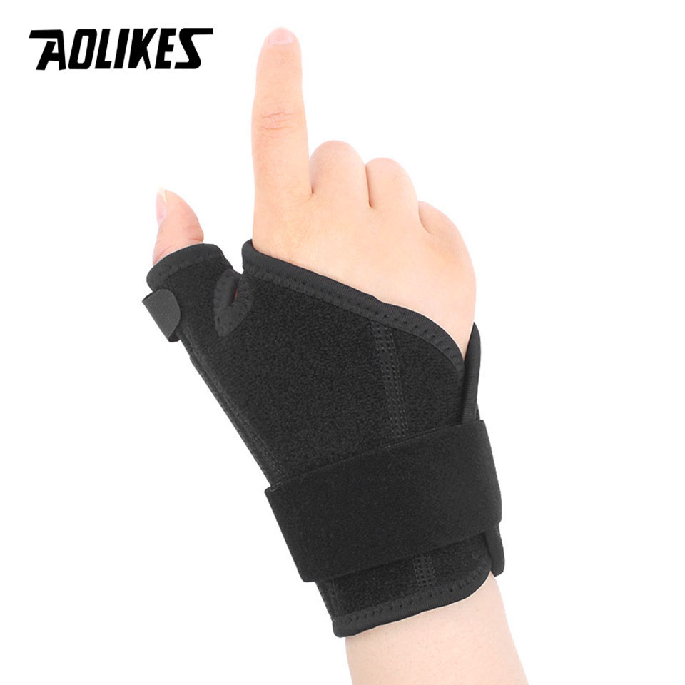 AOLIKES-muñequera de apoyo par - Wrist Wraps Weightlifting Support reseña y precio