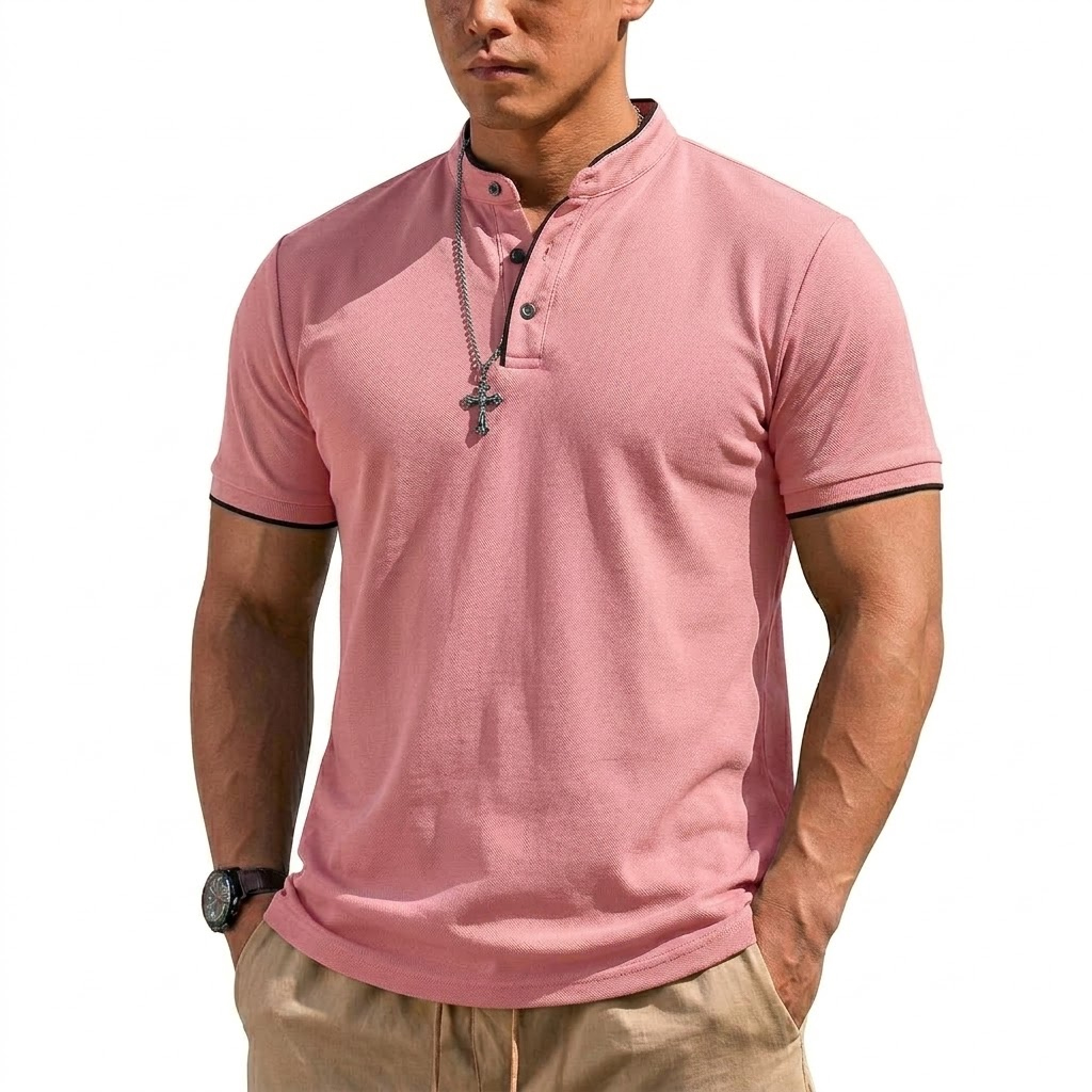 Camiseta Henley de Manga Corta - Hiking reseña y precio