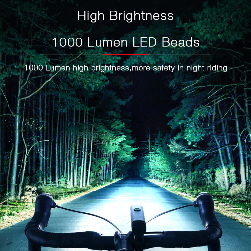 GIYO-luz para bicicleta de 100 - Rechargeable Bicycle Headlight 1000 Lumen reseña y precio