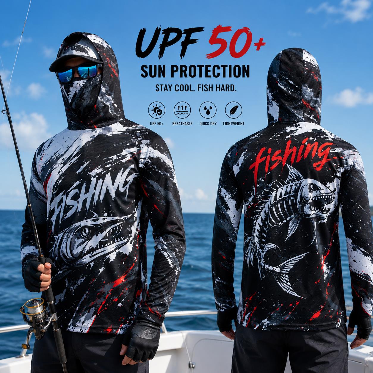 Sudadera de Pesca para Hombre  - Fishing reseña y precio