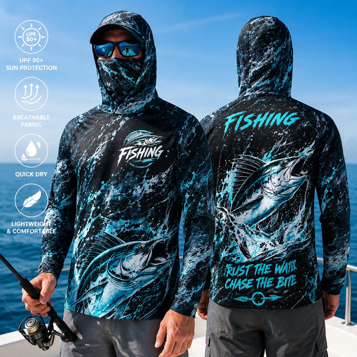 Sudadera de Pesca para Hombre  - Fishing reseña y precio