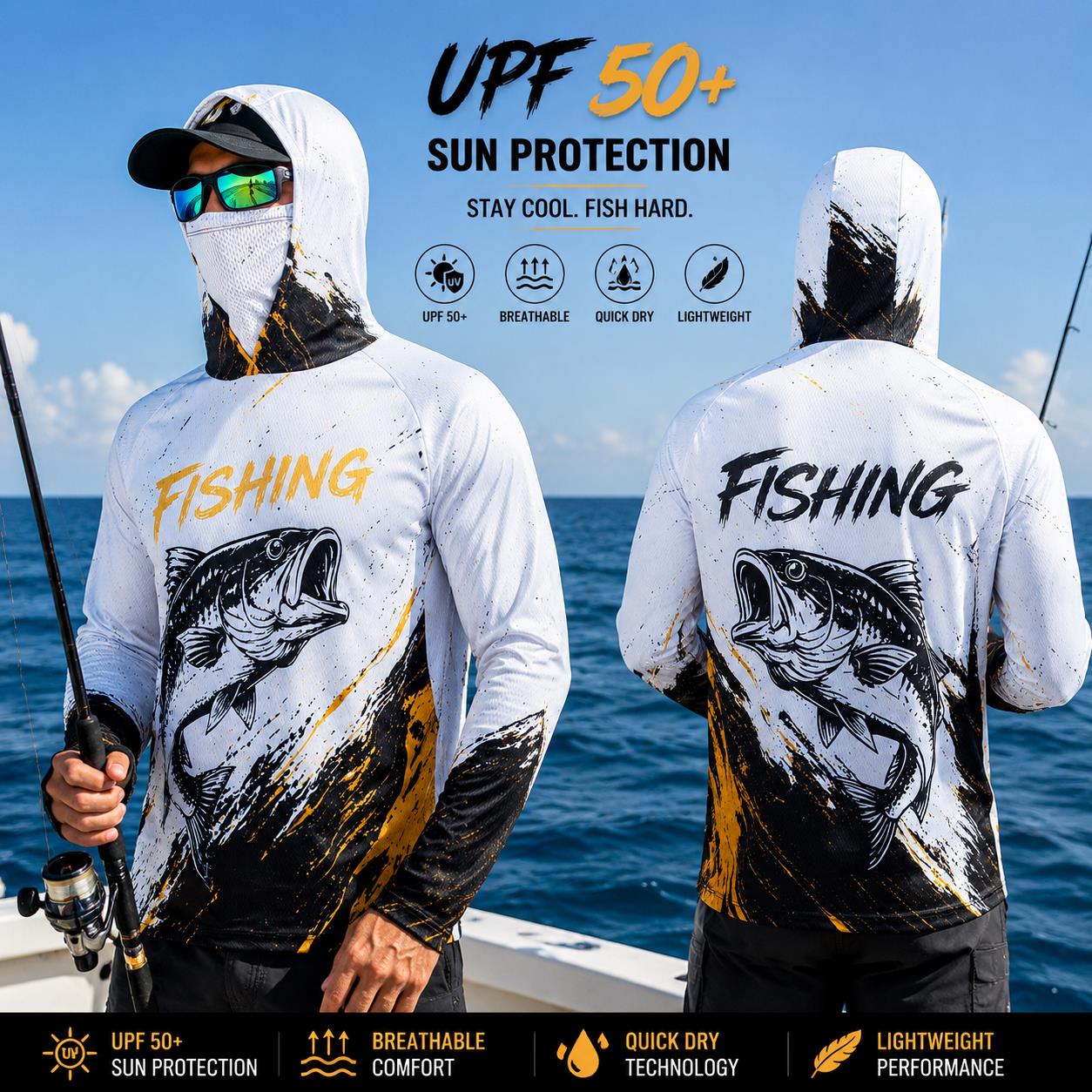 Sudadera de Pesca para Hombre  - Fishing reseña y precio