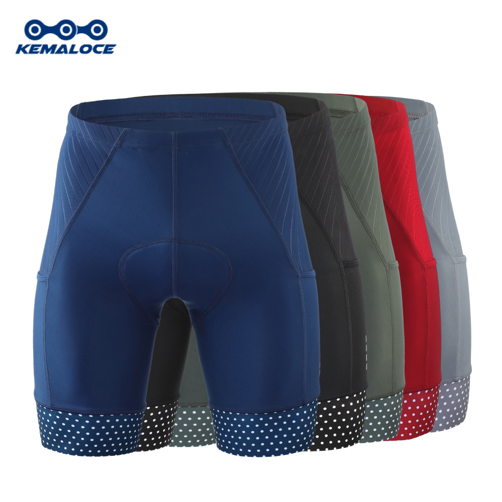 KEMALOCE-pantalones cortos de  - Padded Cycling Shorts 5D Gel reseña y precio