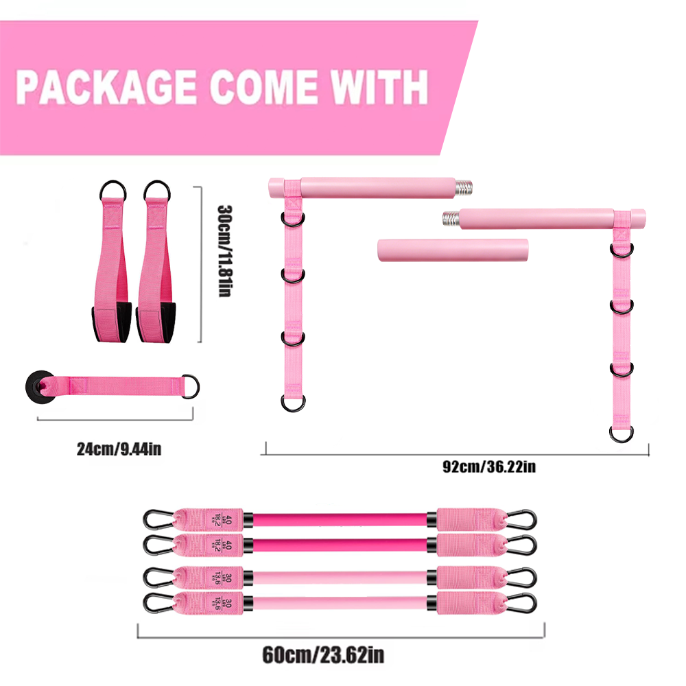 Set de Bandas de Resistencia M - Pilates Bar Kit With Resistance Bands reseña y precio