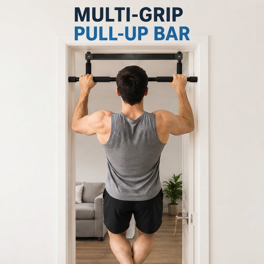 Barra de dominadas multifuncio - Door Pull Up Bar No Screw reseña y precio