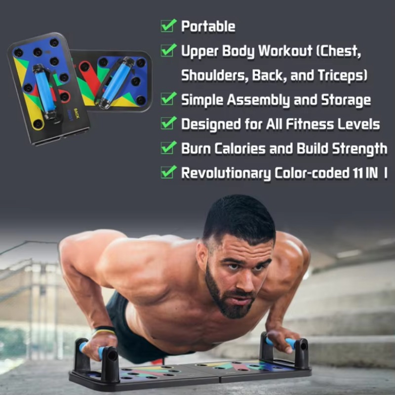 Equipo de entrenamiento muscul - Push Up Board Foldable Multi Function reseña y precio