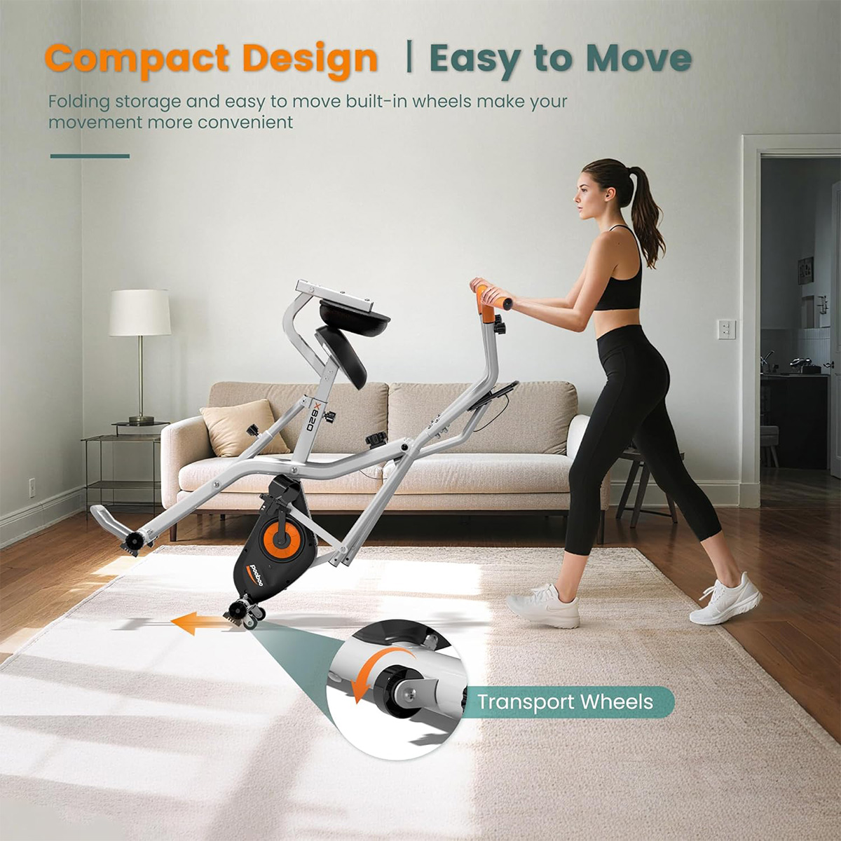Bicicleta de Ejercicio Plegabl - Exercise Bike Magnetic Resistance reseña y precio