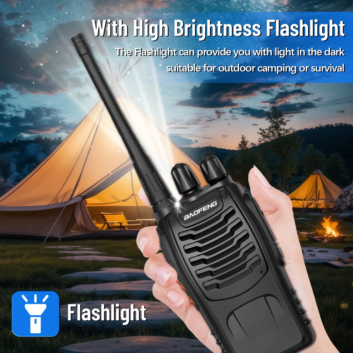 Walkie Talkies Baofeng de Larg - Hiking reseña y precio