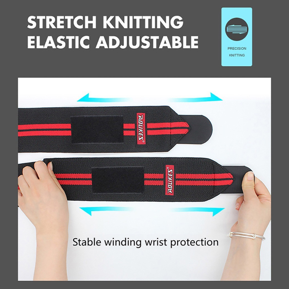 Muñequeras Deportivas AOLIKES  - Wrist Wraps Weightlifting Support reseña y precio